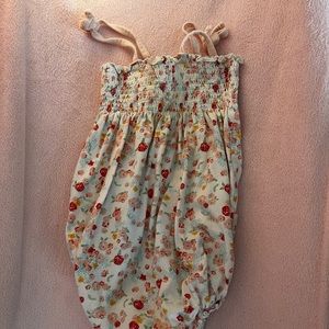 Burt’s Bee Baby Organic Cotton Bubble Romper Size 12 Months